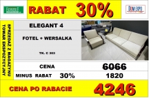 UNIMEBEL - ELEGANT IV - WERSALKA 3 + FOTEL - TK. C303